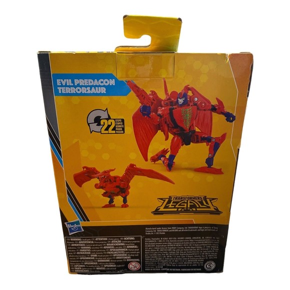 Transformers Buzzworthy Bumblebee Legacy Deluxe Terrorsaur (Toy Deco) In-Package Image - Transformers - TFW2005